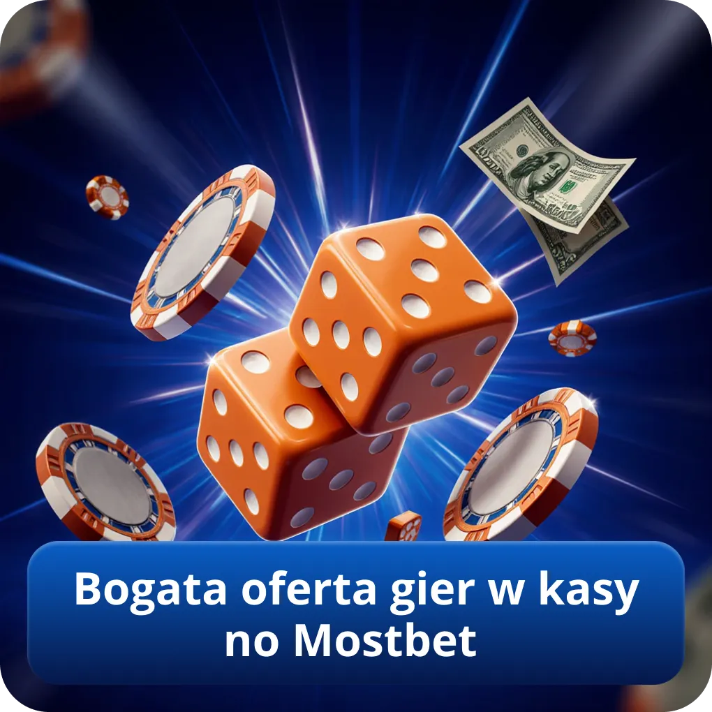 Bogata oferta gier w kasyno Mostbet