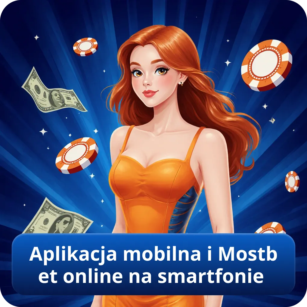Aplikacja mobilna i Mostbet online na smartfonie